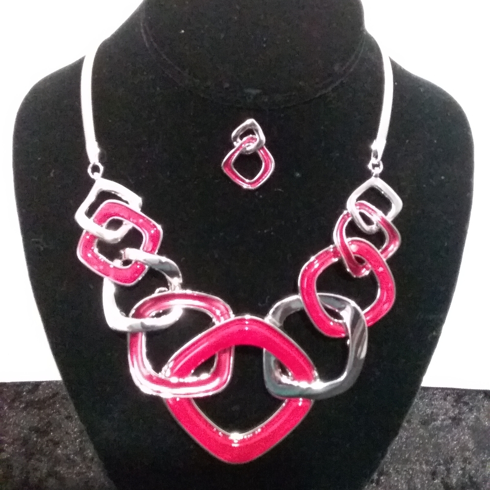Red Statement Necklace